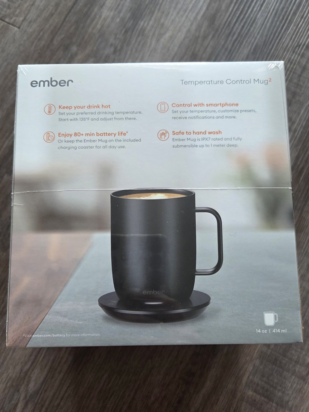 Ember Temperature Control Mug2 Smart Mug - Black